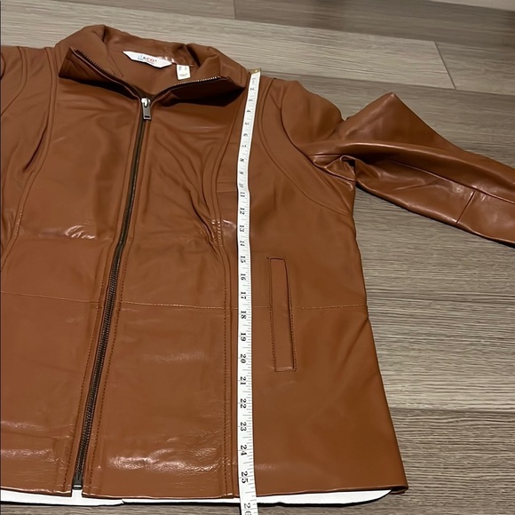 Brown Leather Jacket for Women - Picture 7 of 10